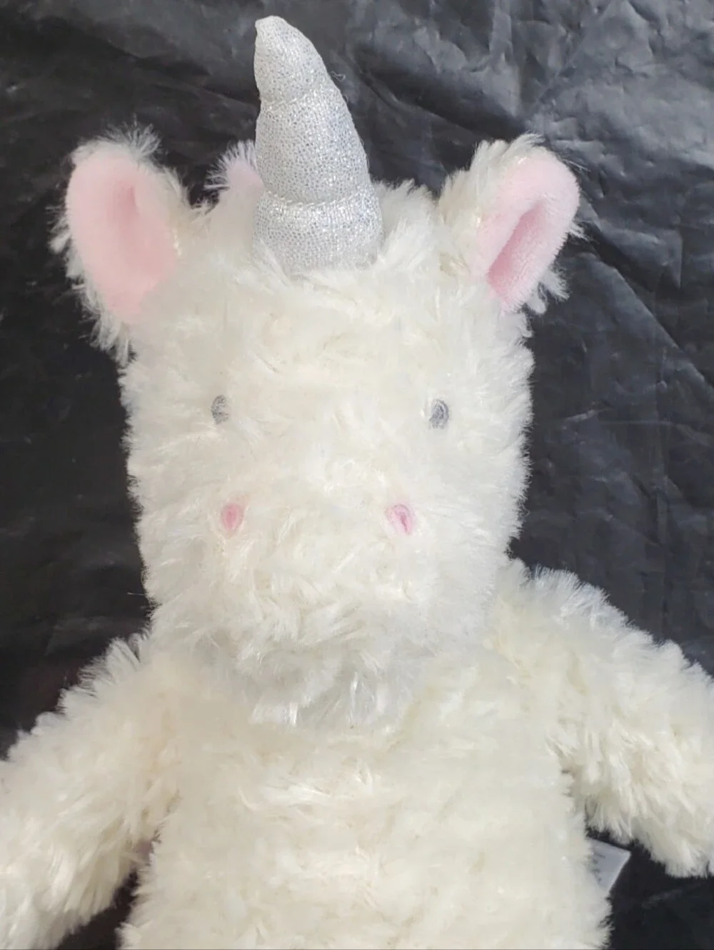 Just One You Carters Unicorn Shaggy Stuffed Animal Plush Baby Toy - GUC